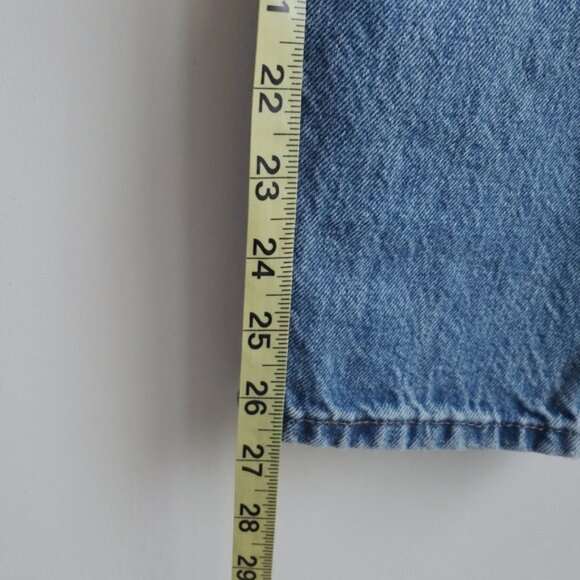 Frame Denim Size 29 Le Original High Rise Straight Distressed Light Blue Jeans - Picture 3 of 9